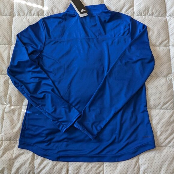 adidas long sleeved 1/4 Zip knit shirt - Picture 9 of 9